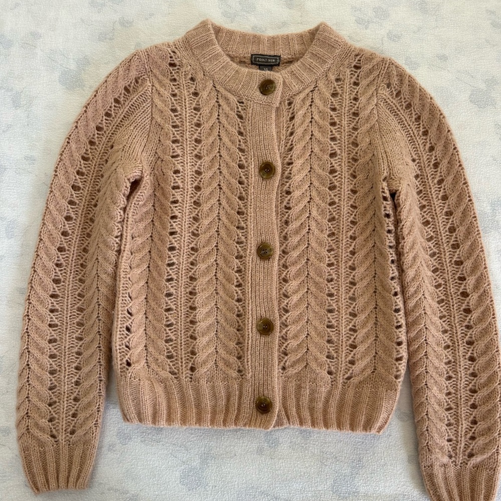 Well loved slightly used warm sweater. Jcrew; Size - XS; Color - Pink Blush